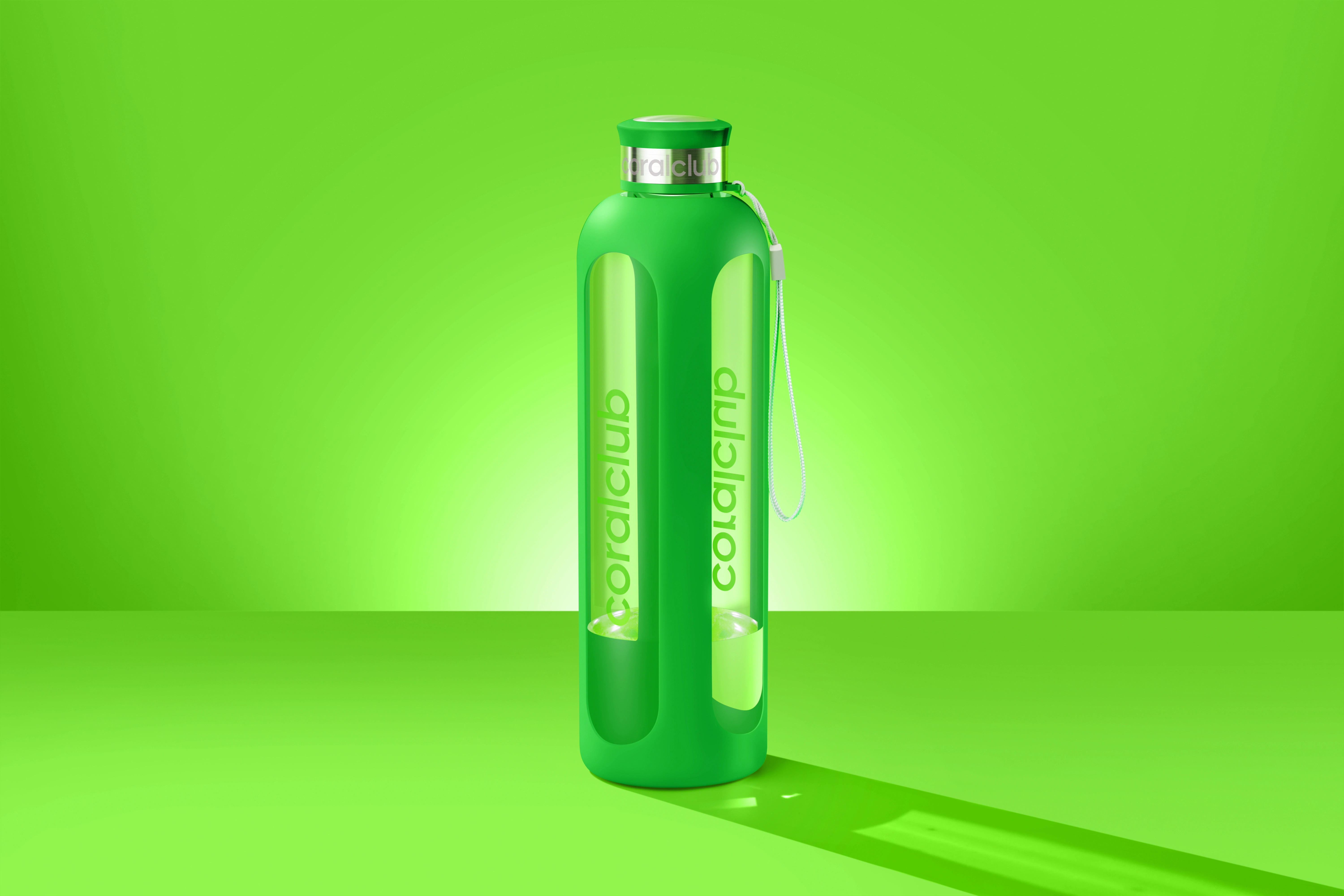 Recipient din sticlă ClearWater, verde